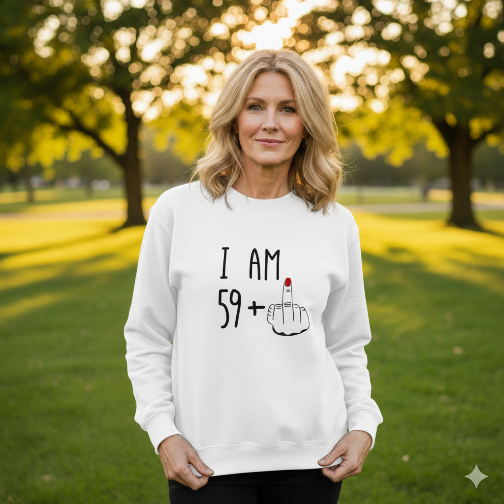 Sweat-shirt 60e anniversaire pour femme