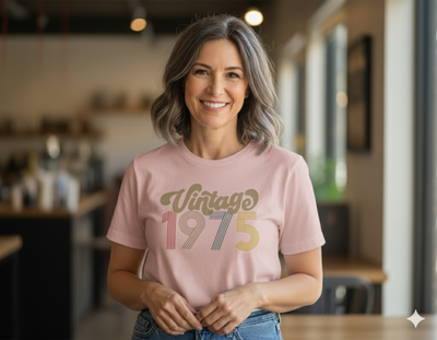 50th Birthday Shirt Vintage 1975