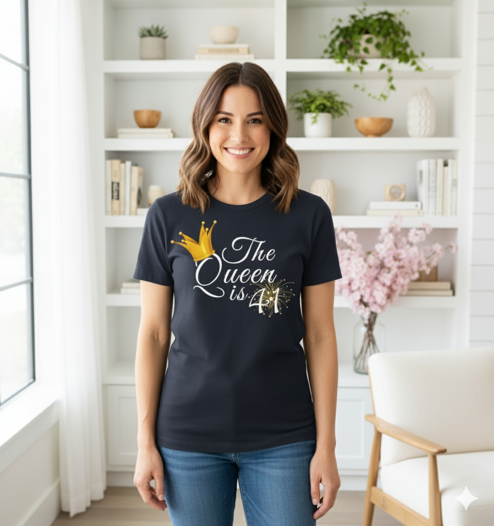 Queen is 41 Birthday shirt