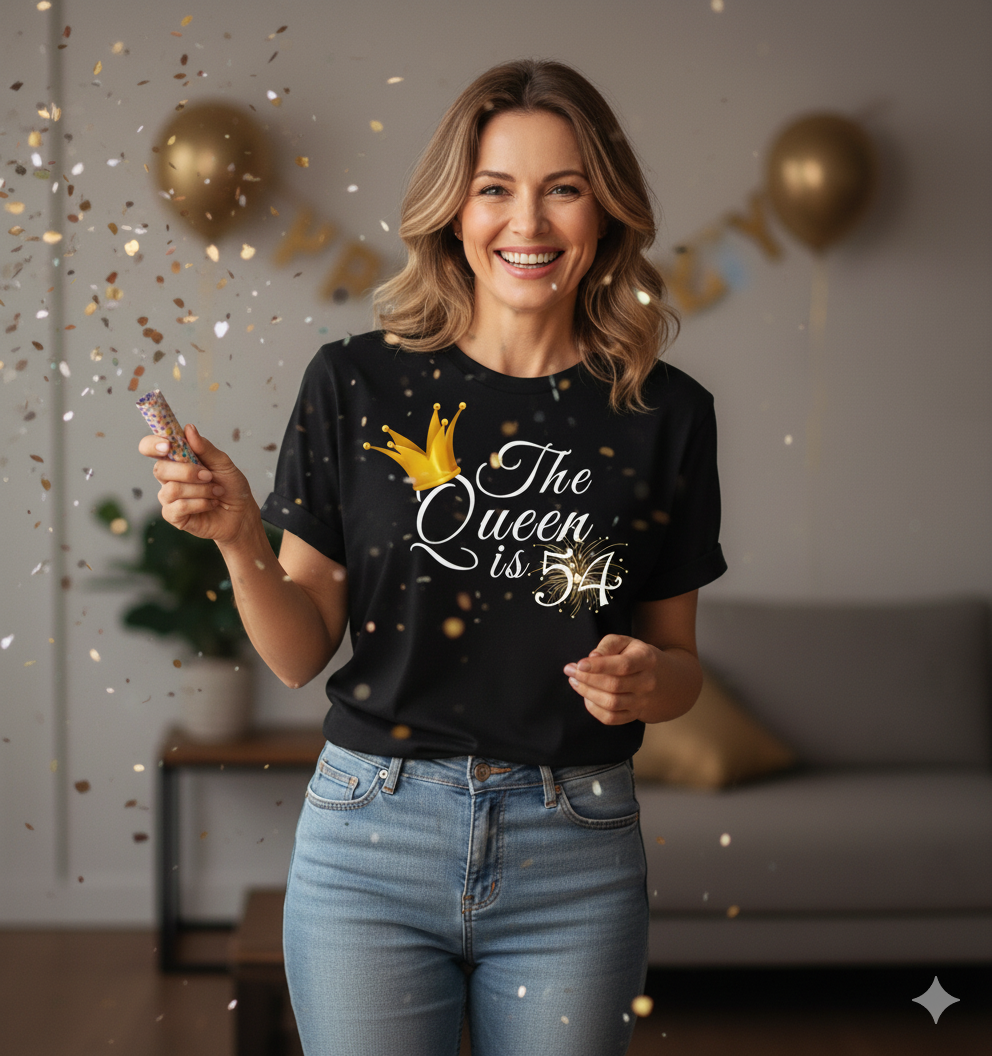 Queen is 54 Birthday shirt