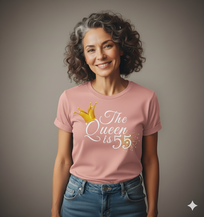 Queen is 55 Birthday shirt