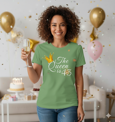 Queen is 43 Birthday shirt