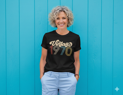 55th Birthday Shirt Vintage 1970