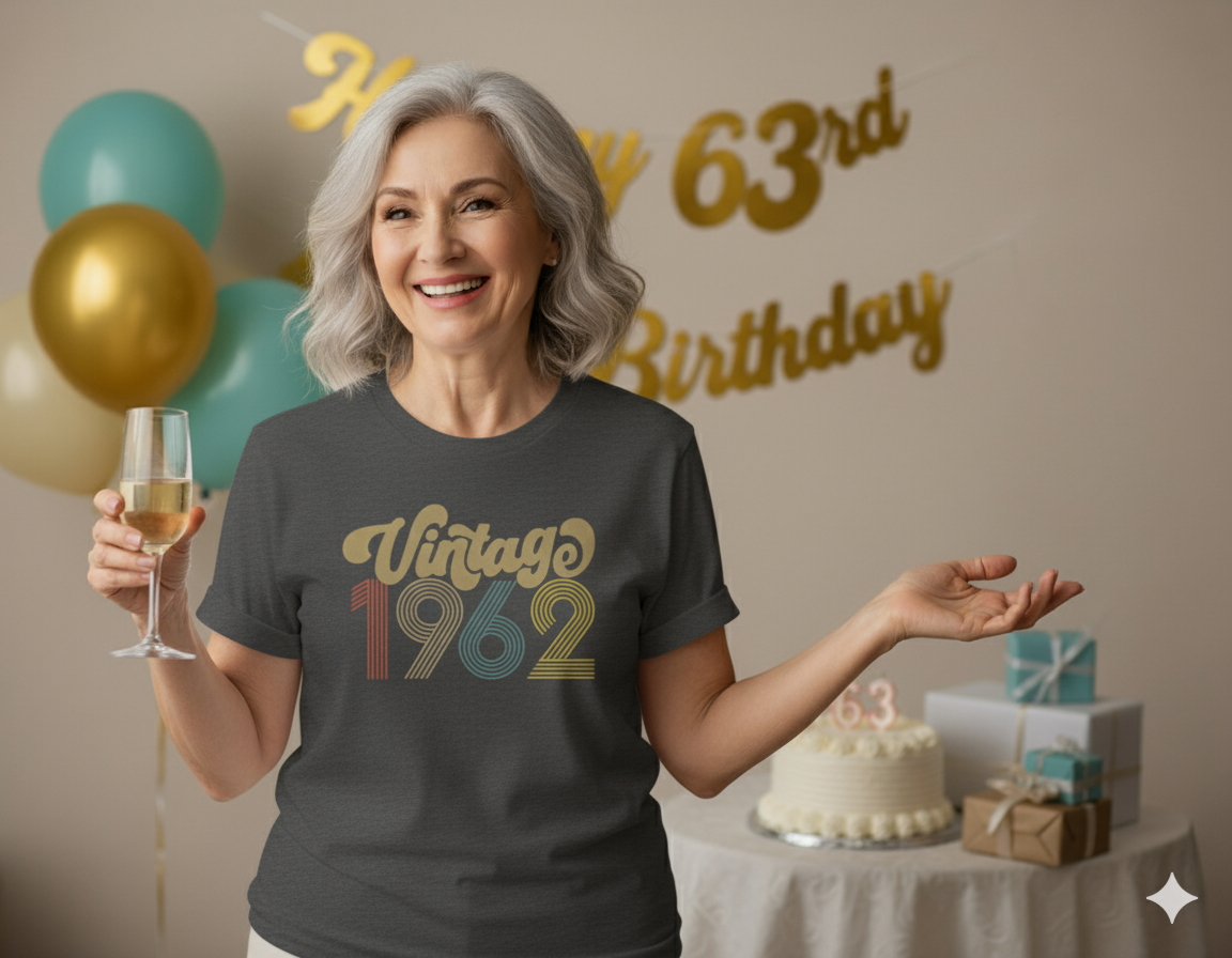 63rd Birthday Shirt 1962