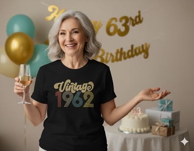 63rd Birthday Shirt 1962