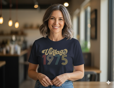 50th Birthday Shirt Vintage 1975