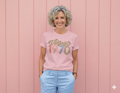 55th Birthday Shirt Vintage 1970