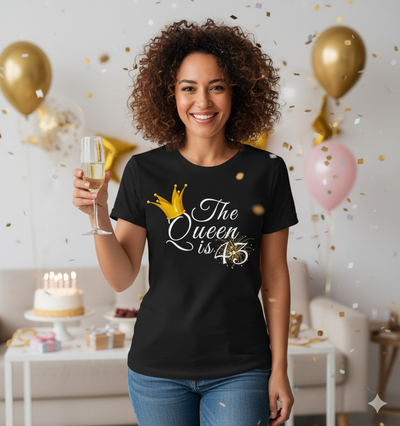 Queen is 43 Birthday shirt