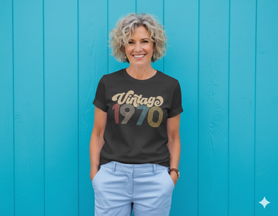 55th Birthday Shirt Vintage 1970