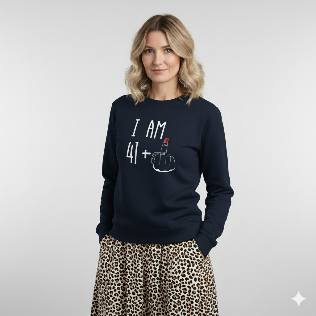 Sweat-shirt 40e anniversaire pour femme