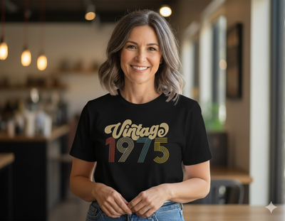 50th Birthday Shirt Vintage 1975