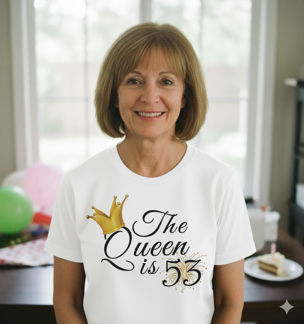 Queen is 53 Birthday shirt