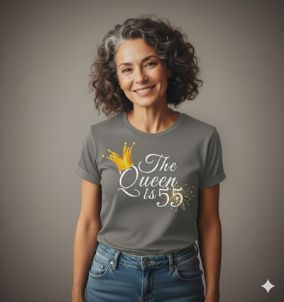 Queen is 55 Birthday shirt