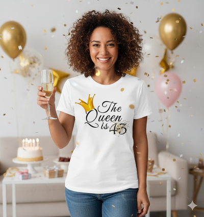 Queen is 43 Birthday shirt