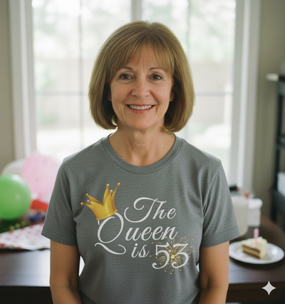 Queen is 53 Birthday shirt