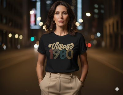 45th Birthday Shirt Vintage 1980