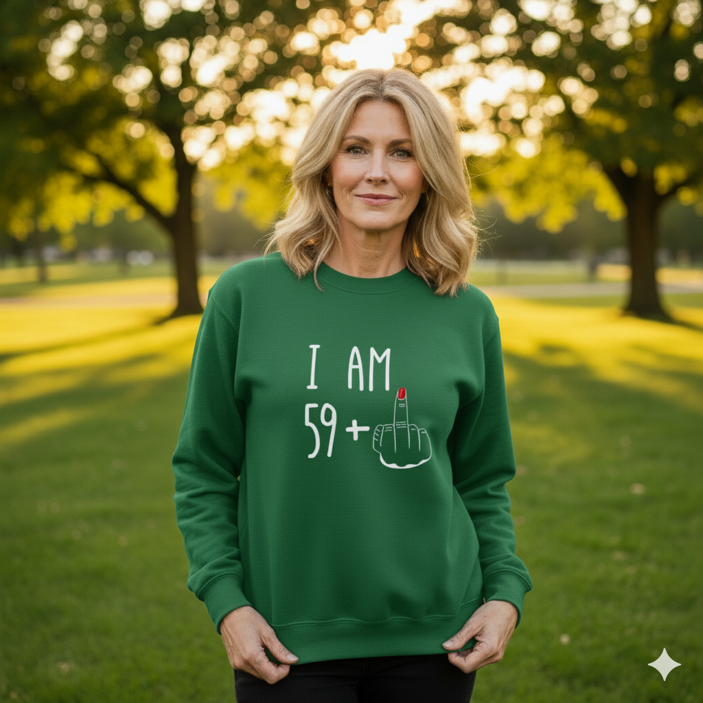 Sweat-shirt 60e anniversaire pour femme
