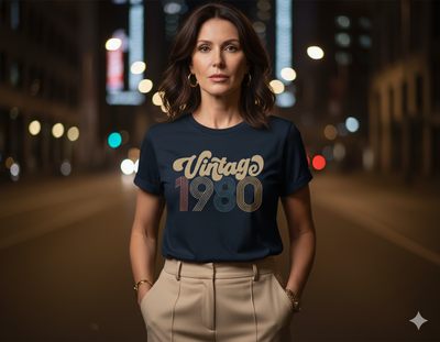 45th Birthday Shirt Vintage 1980