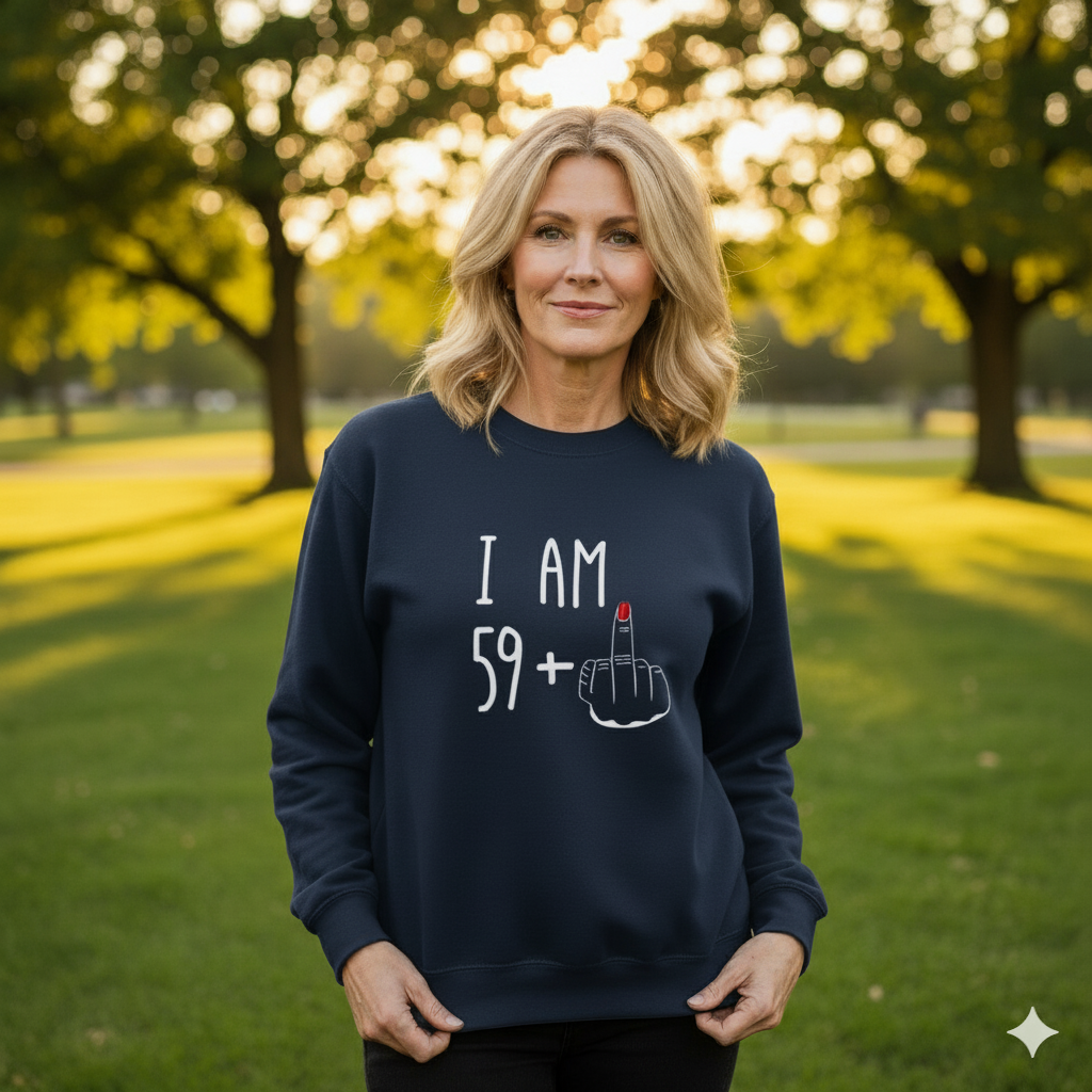 Sweat-shirt 60e anniversaire pour femme