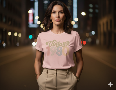 45th Birthday Shirt Vintage 1980